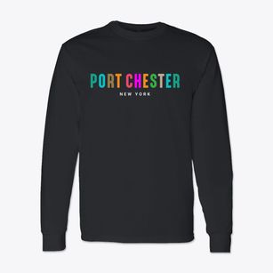 Port Chester New York Color Pop Classic Long Sleeve T-Shirt