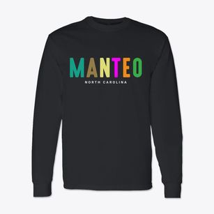 Manteo North Carolina Color Pop Classic Long Sleeve T-Shirt