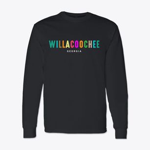 Willacoochee Georgia Color Pop Classic Long Sleeve T-Shirt
