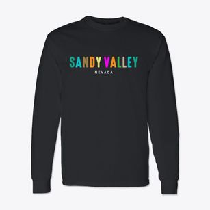 Sandy Valley Nevada Color Pop Classic Long Sleeve T-Shirt