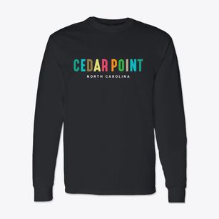 Cedar Point North Carolina Color Pop Classic Long Sleeve T-Shirt