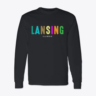 Lansing Illinois Color Pop Classic Long Sleeve T-Shirt