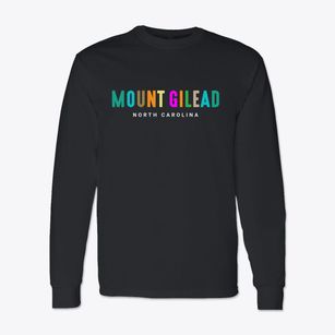 Mount Gilead North Carolina Color Pop Classic Long Sleeve T-Shirt