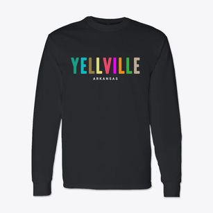 Yellville Arkansas Color Pop Classic Long Sleeve T-Shirt