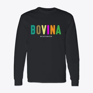 Bovina Wisconsin Color Pop Classic Long Sleeve T-Shirt