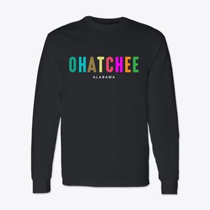 Ohatchee Alabama Color Pop Classic Long Sleeve T-Shirt