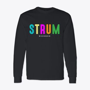 Strum Wisconsin Color Pop Classic Long Sleeve T-Shirt