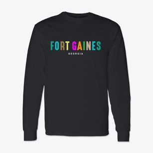 Fort Gaines Georgia Color Pop Classic Long Sleeve T-Shirt