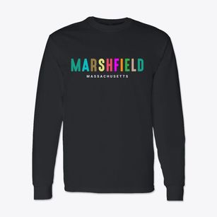 Marshfield Massachusetts Color Pop Classic Long Sleeve T-Shirt