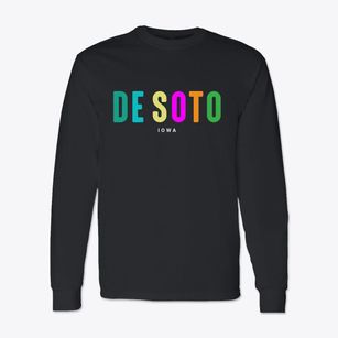 De Soto Iowa Color Pop Classic Long Sleeve T-Shirt