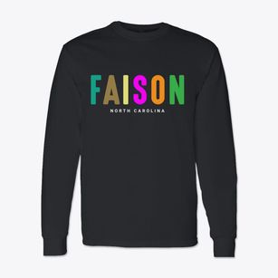 Faison North Carolina Color Pop Classic Long Sleeve T-Shirt