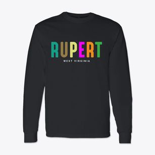 Rupert West Virginia Color Pop Classic Long Sleeve T-Shirt