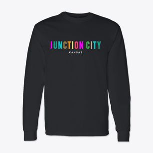 Junction City Kansas Color Pop Classic Long Sleeve T-Shirt