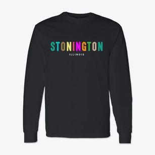 Stonington Illinois Color Pop Classic Long Sleeve T-Shirt