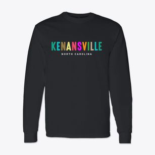 Kenansville North Carolina Color Pop Classic Long Sleeve T-Shirt