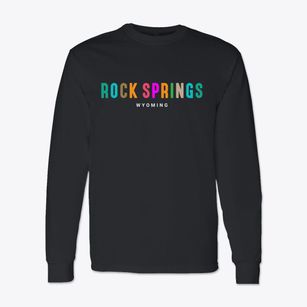 Rock Springs Wyoming Color Pop Classic Long Sleeve T-Shirt