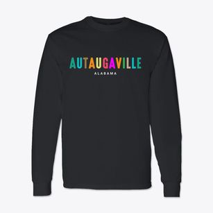Autaugaville Alabama Color Pop Classic Long Sleeve T-Shirt
