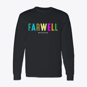 Farwell Michigan Color Pop Classic Long Sleeve T-Shirt