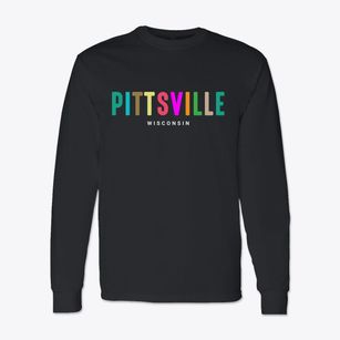 Pittsville Wisconsin Color Pop Classic Long Sleeve T-Shirt