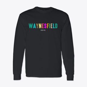 Waynesfield Ohio Color Pop Classic Long Sleeve T-Shirt