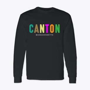 Canton Massachusetts Color Pop Classic Long Sleeve T-Shirt