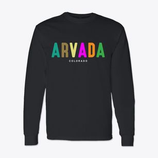Arvada Colorado Color Pop Classic Long Sleeve T-Shirt