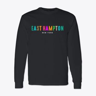 East Hampton New York Color Pop Classic Long Sleeve T-Shirt