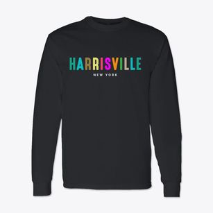 Harrisville New York Color Pop Classic Long Sleeve T-Shirt