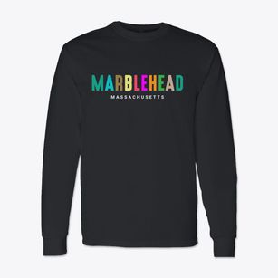 Marblehead Massachusetts Color Pop Classic Long Sleeve T-Shirt