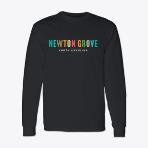 Newton Grove North Carolina Color Pop Classic Long Sleeve T-Shirt