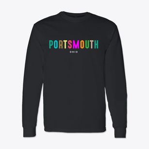 Portsmouth Ohio Color Pop Classic Long Sleeve T-Shirt