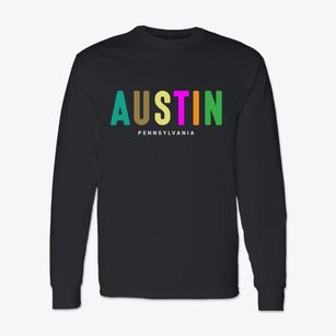 Austin Pennsylvania Color Pop Classic Long Sleeve T-Shirt