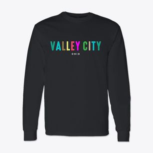 Valley City Ohio Color Pop Classic Long Sleeve T-Shirt
