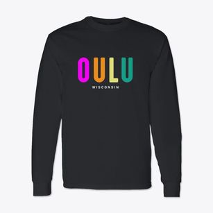 Oulu Wisconsin Color Pop Classic Long Sleeve T-Shirt