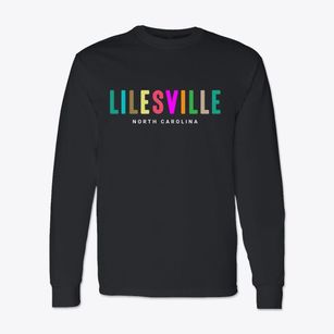 Lilesville North Carolina Color Pop Classic Long Sleeve T-Shirt