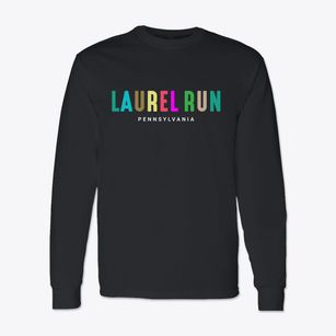 Laurel Run Pennsylvania Color Pop Classic Long Sleeve T-Shirt