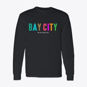 Bay City Wisconsin Color Pop Classic Long Sleeve T-Shirt