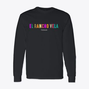 El Rancho Vela Texas Color Pop Classic Long Sleeve T-Shirt