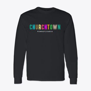 Churchtown Pennsylvania Color Pop Classic Long Sleeve T-Shirt