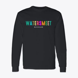 Watersmeet Michigan Color Pop Classic Long Sleeve T-Shirt