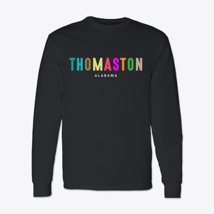 Thomaston Alabama Color Pop Classic Long Sleeve T-Shirt