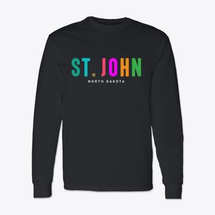 St. John North Dakota Color Pop Classic Long Sleeve T-Shirt