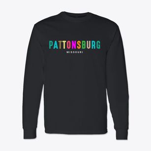 Pattonsburg Missouri Color Pop Classic Long Sleeve T-Shirt