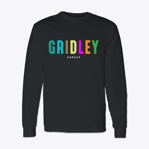 Gridley Kansas Color Pop Classic Long Sleeve T-Shirt