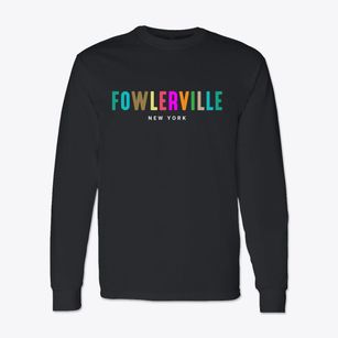 Fowlerville New York Color Pop Classic Long Sleeve T-Shirt