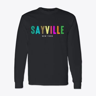 Sayville New York Color Pop Classic Long Sleeve T-Shirt