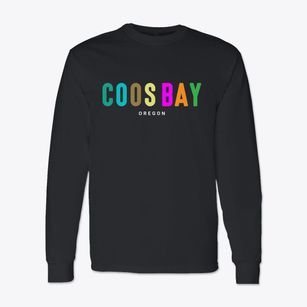 Coos Bay Oregon Color Pop Classic Long Sleeve T-Shirt