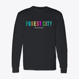Forest City Missouri Color Pop Classic Long Sleeve T-Shirt