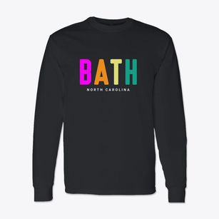 Bath North Carolina Color Pop Classic Long Sleeve T-Shirt