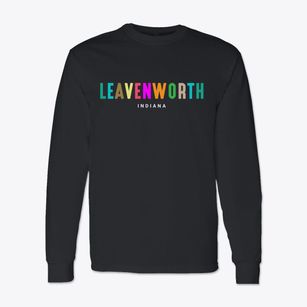 Leavenworth Indiana Color Pop Classic Long Sleeve T-Shirt